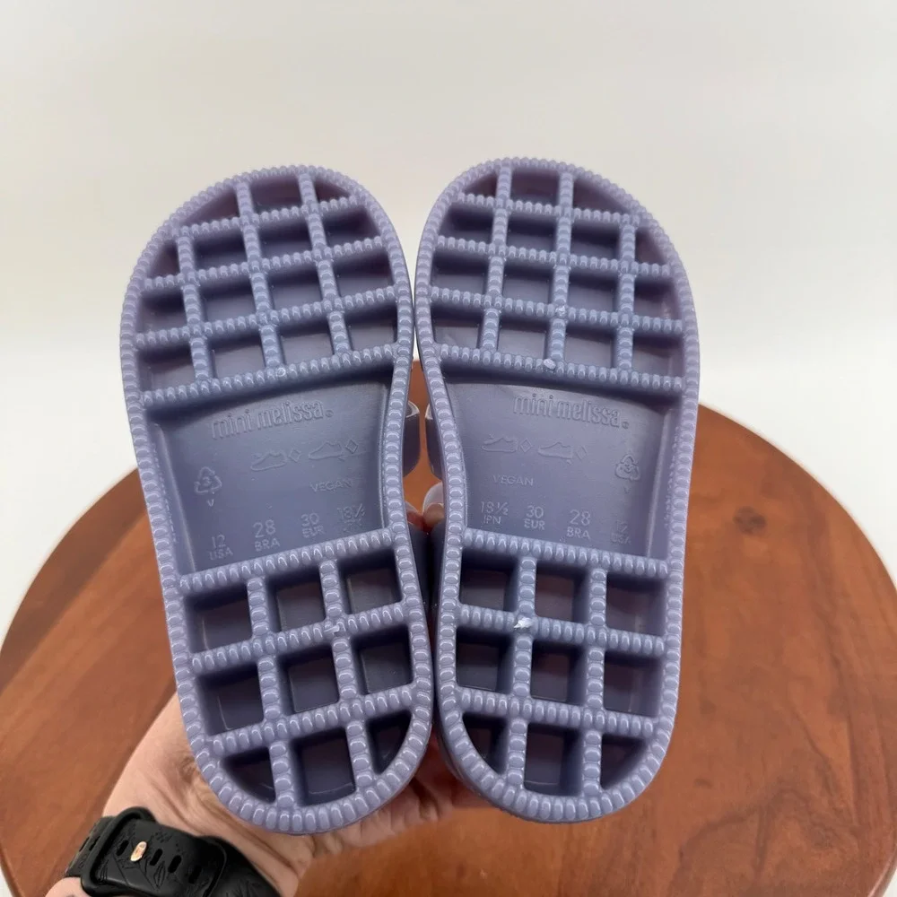 Mini‎ Melissa Hip Daydream BB Kids Blue Summer Fisherman Jelly Sandals Size 12